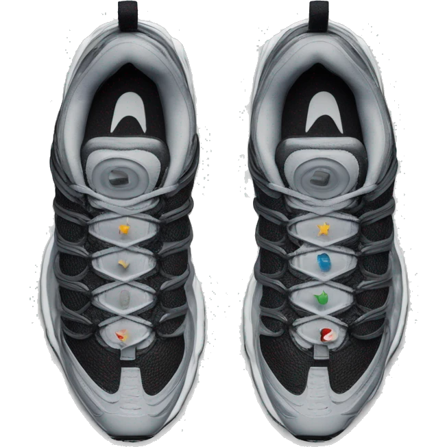 Nike tn color difuminado gris y negro  emoji