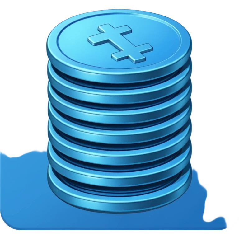 blue coins credit pack emoji