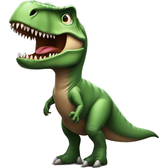 elon musk as a t-rex emoji