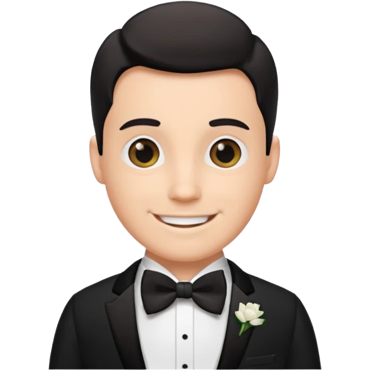 gay man groom emoji