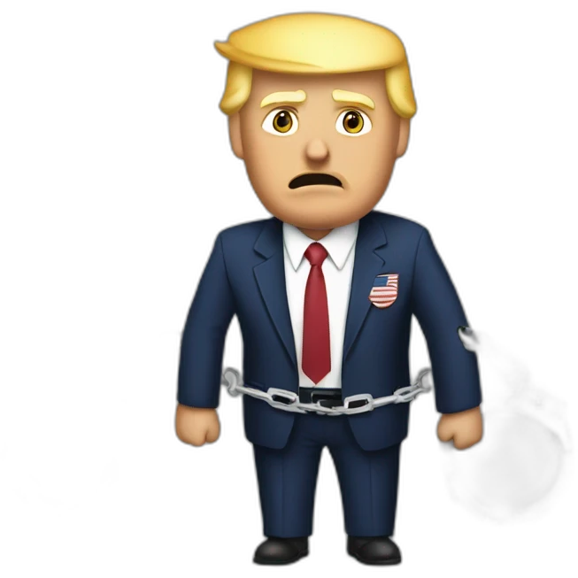 trump-in-handcuffs emoji
