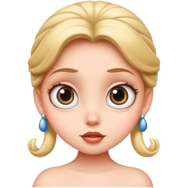 Classic Disney character with big eyes emoji