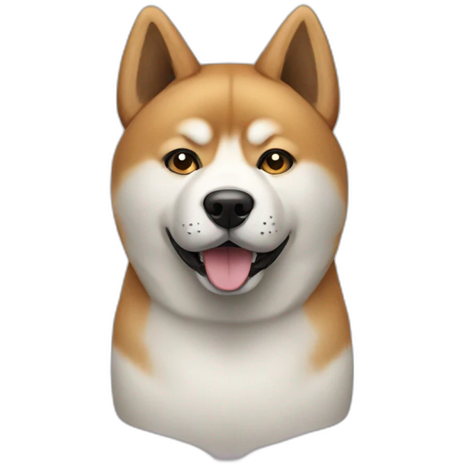 an akita inu dog emoji