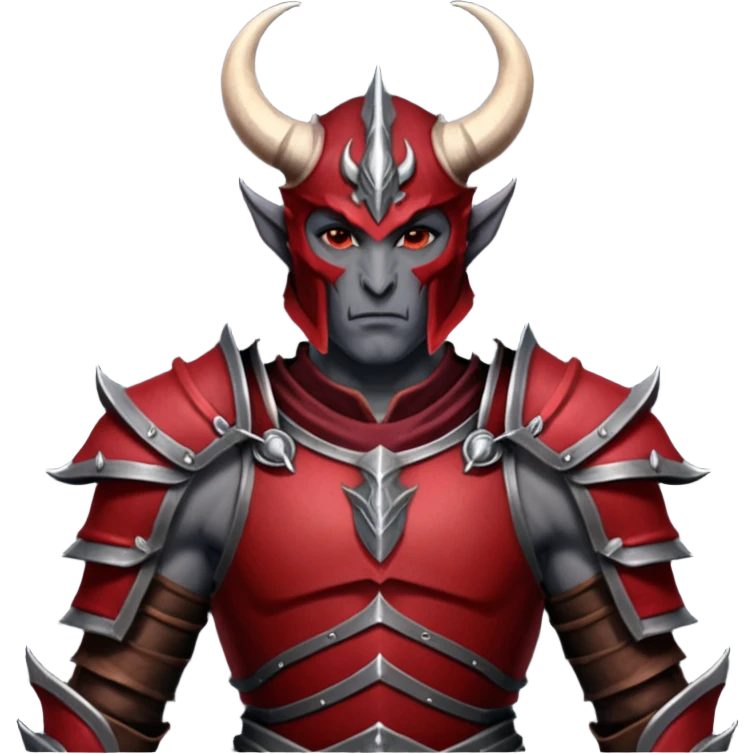 ESO male daedra, gray skin emoji