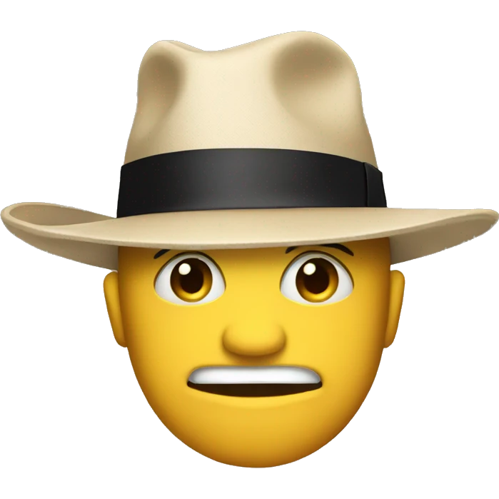 show hat emoji