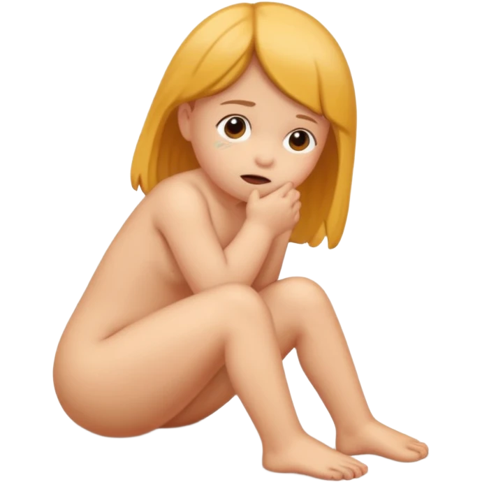 10 year old child girl naked pooping on the floor emoji