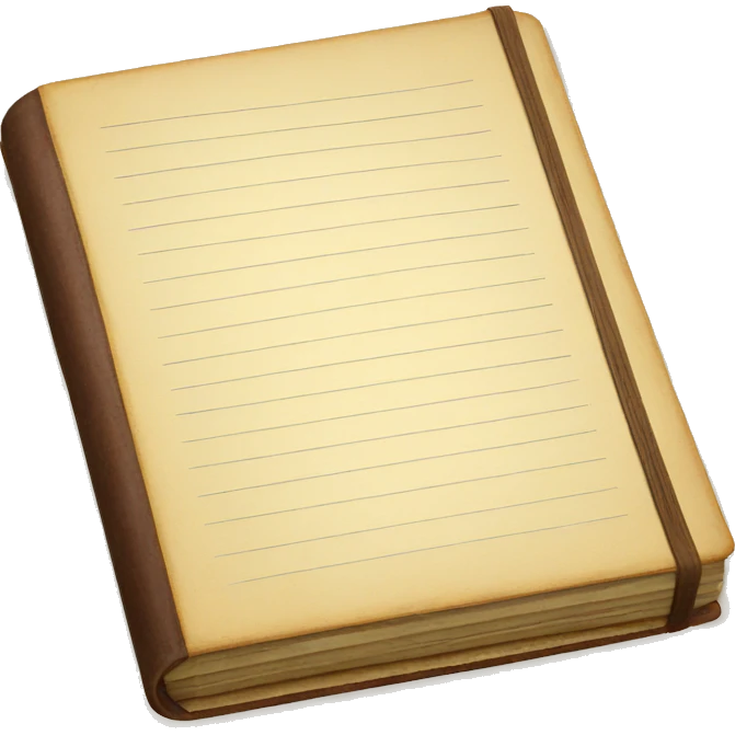 Vintage diary  emoji