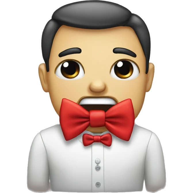 crying bowtie emoji emoji