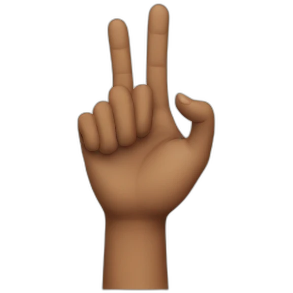 Three Finger Salute emoji