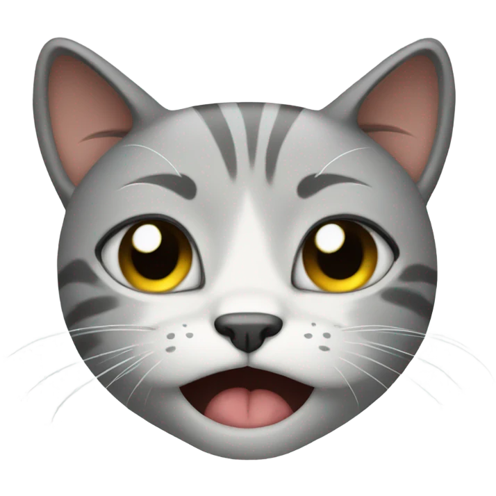 Crying cat emoji