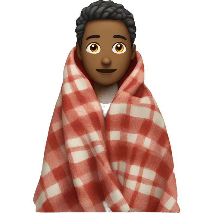 Person with a blanket  emoji