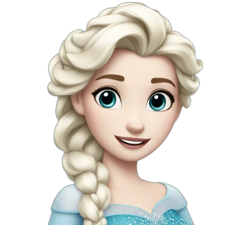 Elsa from Disney emoji
