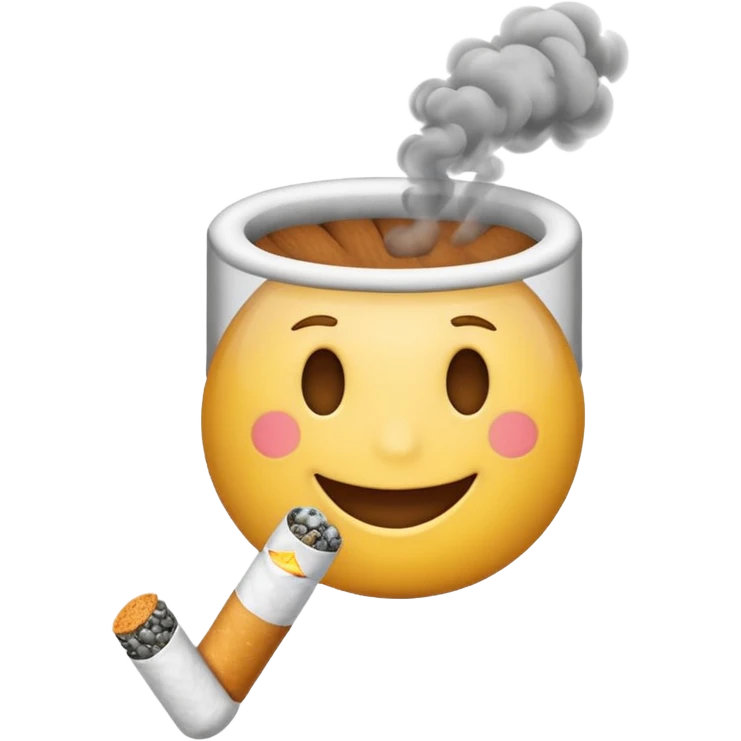 emoji smoking emoji