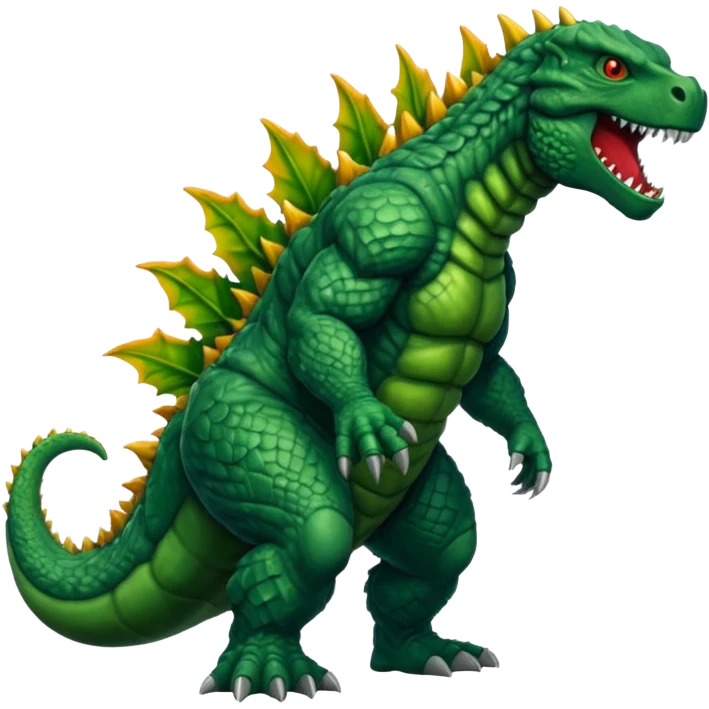 Godzilla evolved emoji