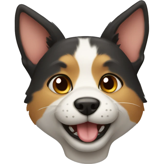 cat dog head emoji