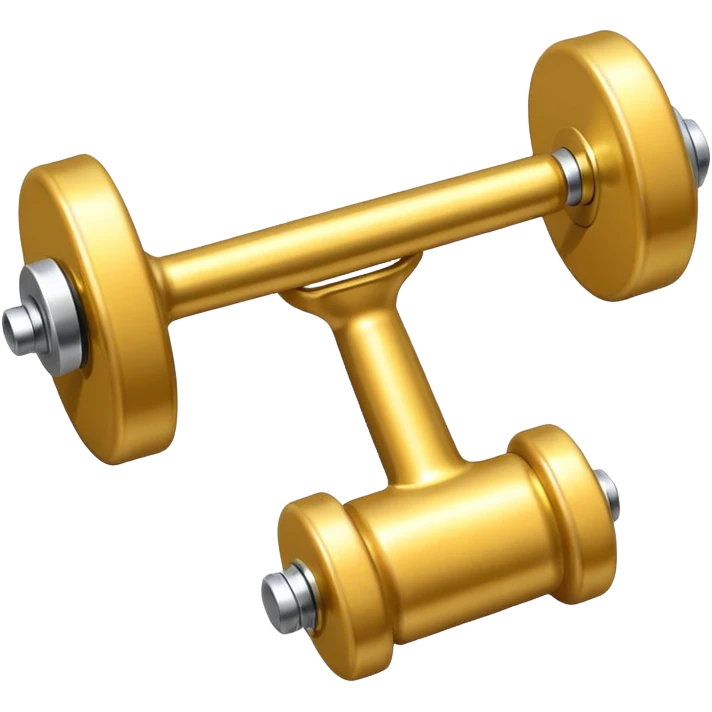 whistle next to a dumbbell emoji