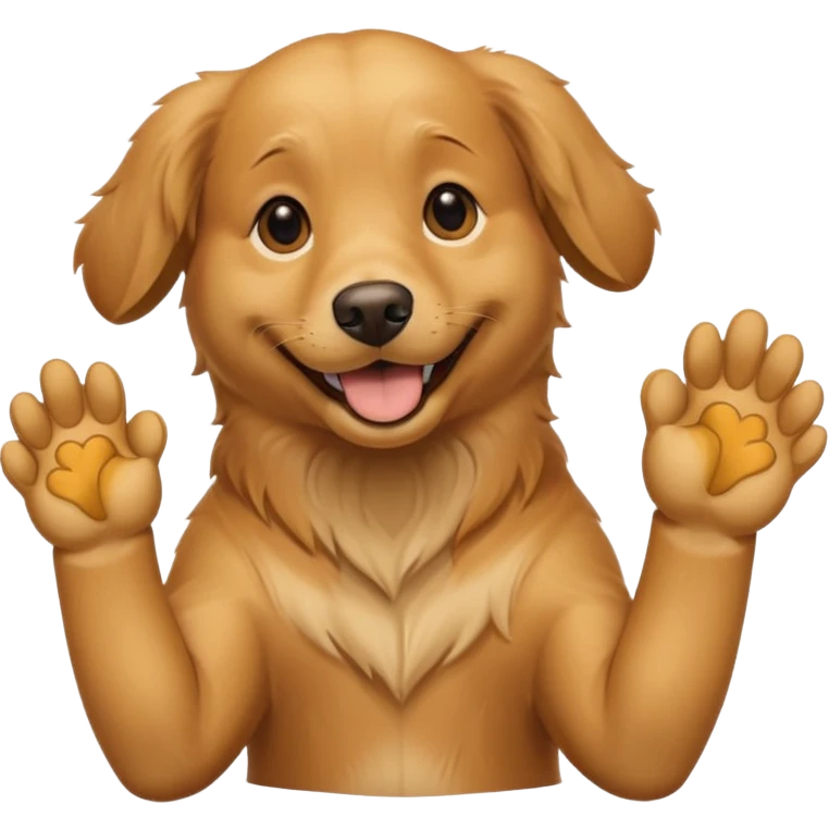 Dog thumbs up emoji