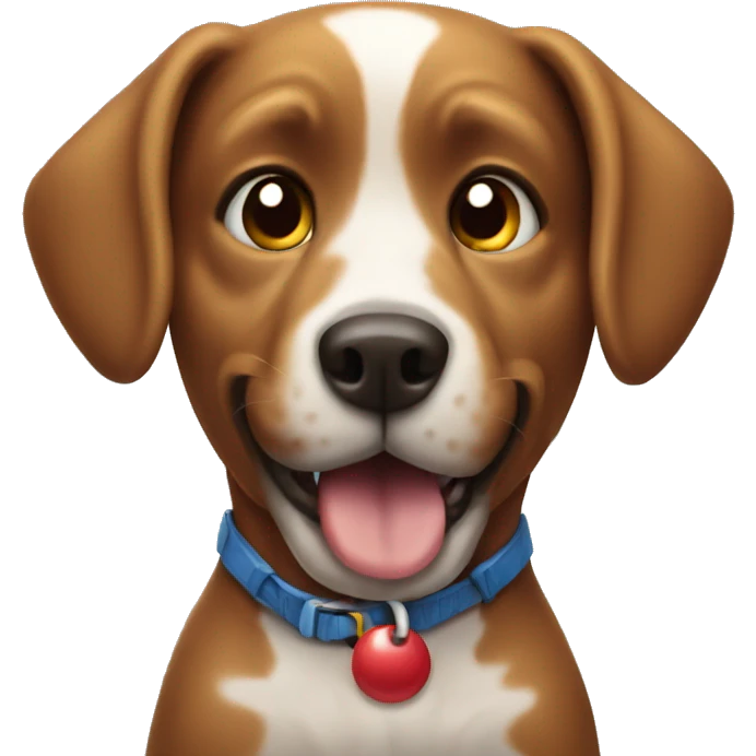 Dog playing games emoji