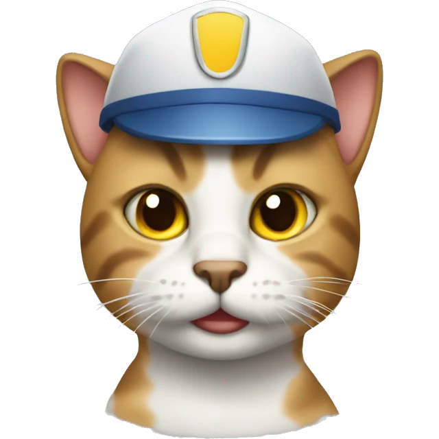 Cat on da job  emoji