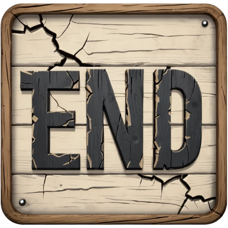 THE END emoji