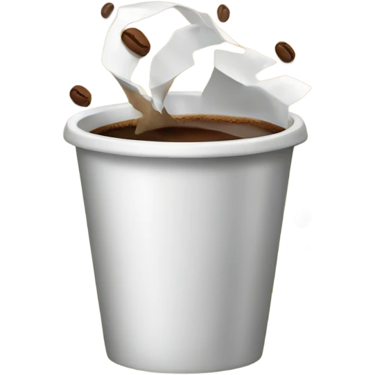 Broken Coffee Emoji emoji