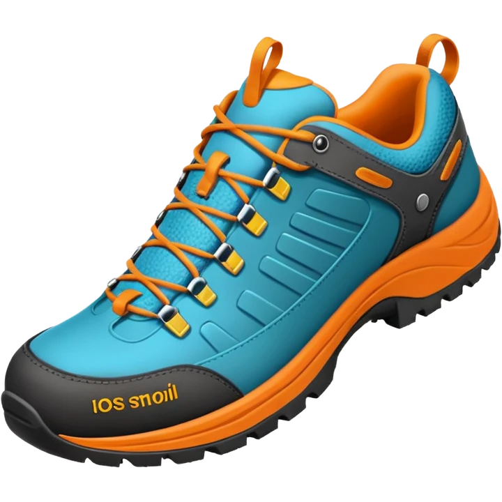 Colored treaking shoe emoji