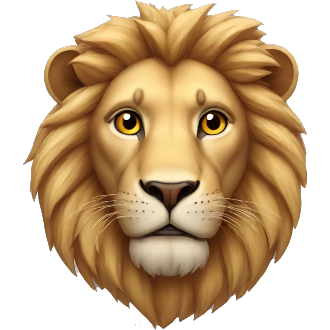 Lion aux yeux rouge  emoji
