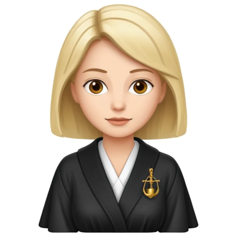 
woman lawyer Wearing a robe emoji