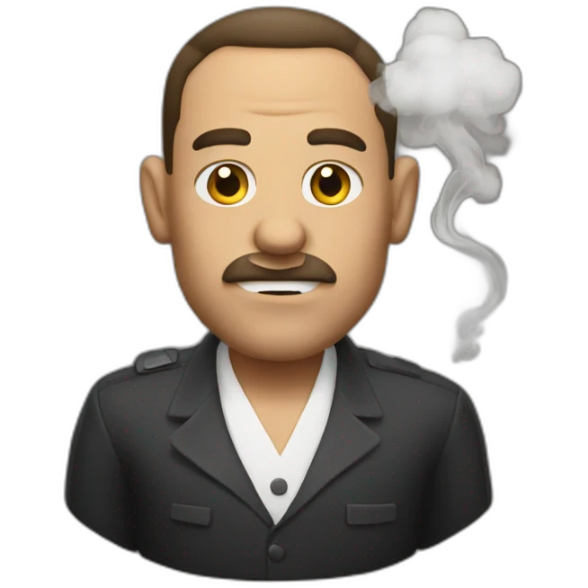 Bogan with a smoke emoji