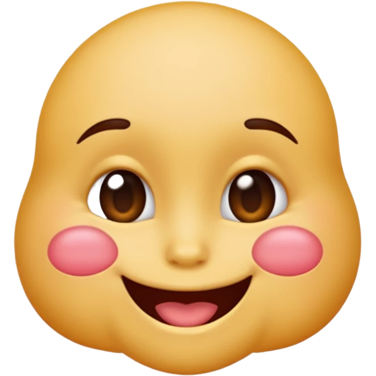 A single emoji that's feeling extreme happiness. Blushing and feeling in love. Grinning and smiling and making a kissy face. Something sweet and perfect to send to someone you love. Not a familiar love something deep and profound. Something unique. emoji