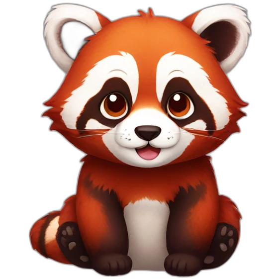 cute redpanda emoji