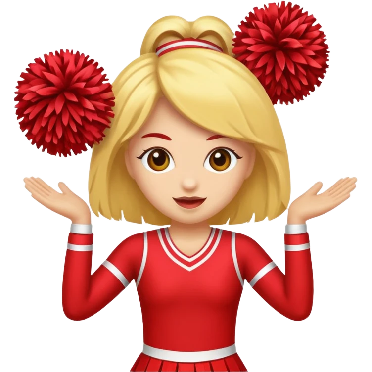 cheerleader pom pom emoji