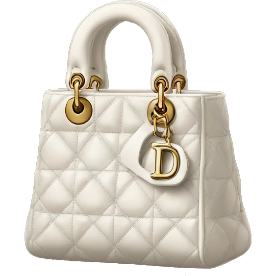 Black lady dior bag emoji