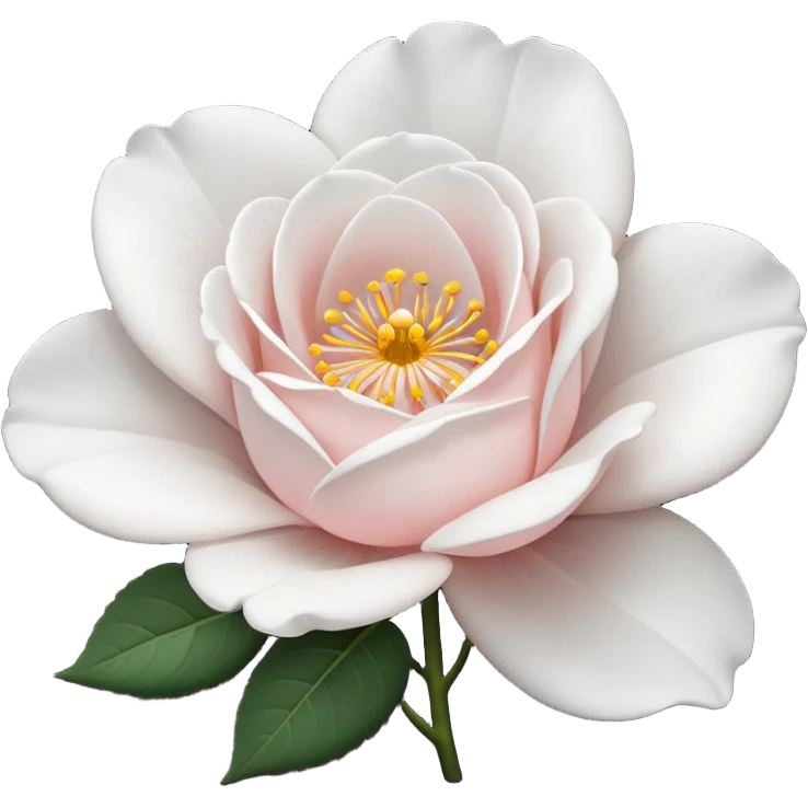 Rosa de porcelana flor emoji