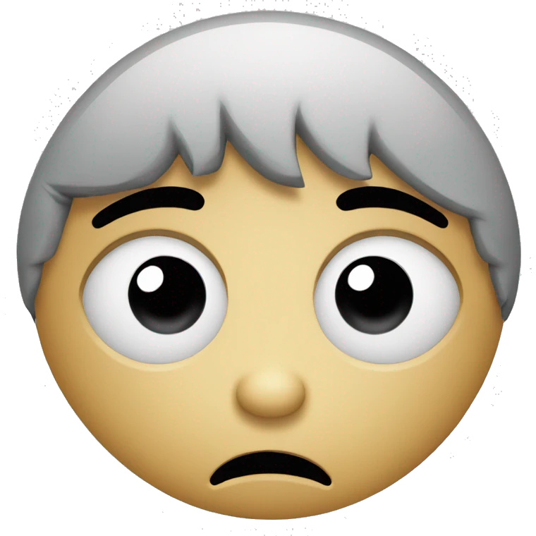 heart with sad face emoji