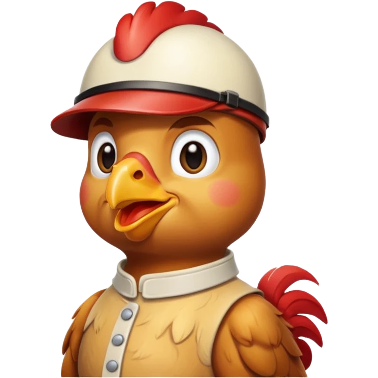 Chicken jockey emoji