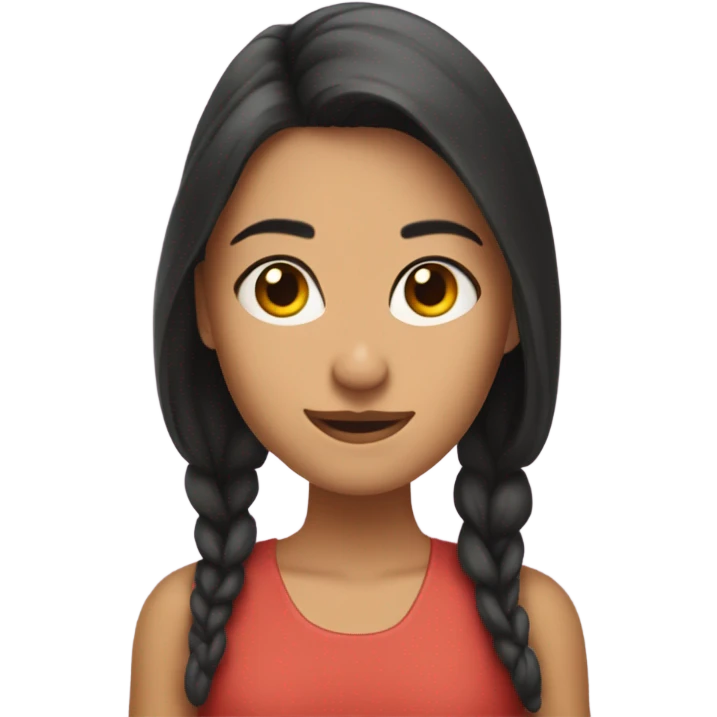 garota morena emoji