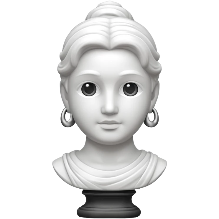 a marble statue emoji