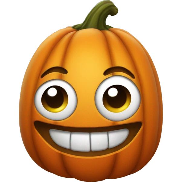 Cute pumpkin  emoji