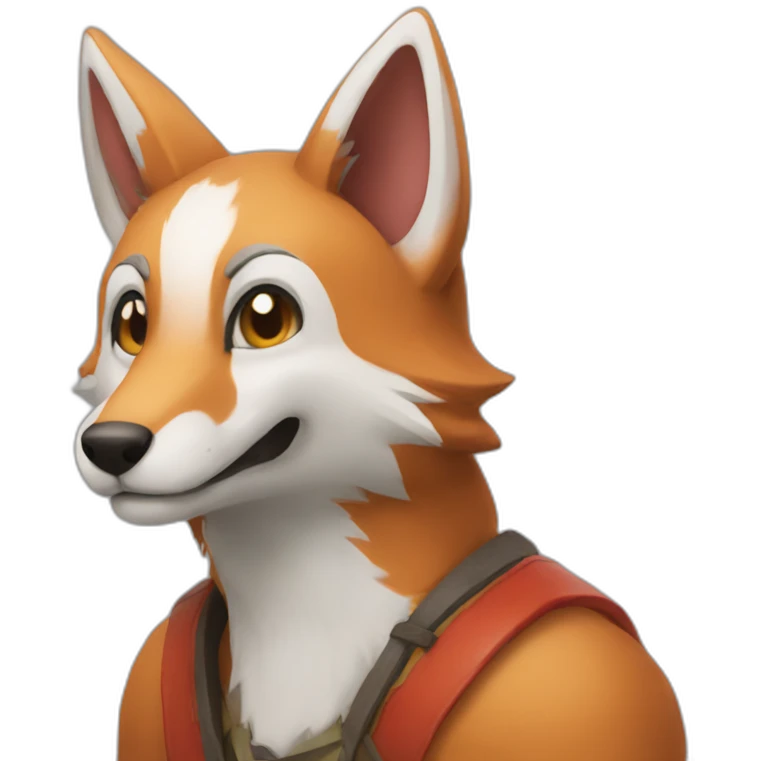 Renard kawai emoji
