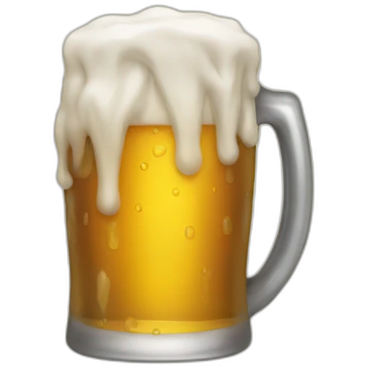 Thor drinking a beer emoji