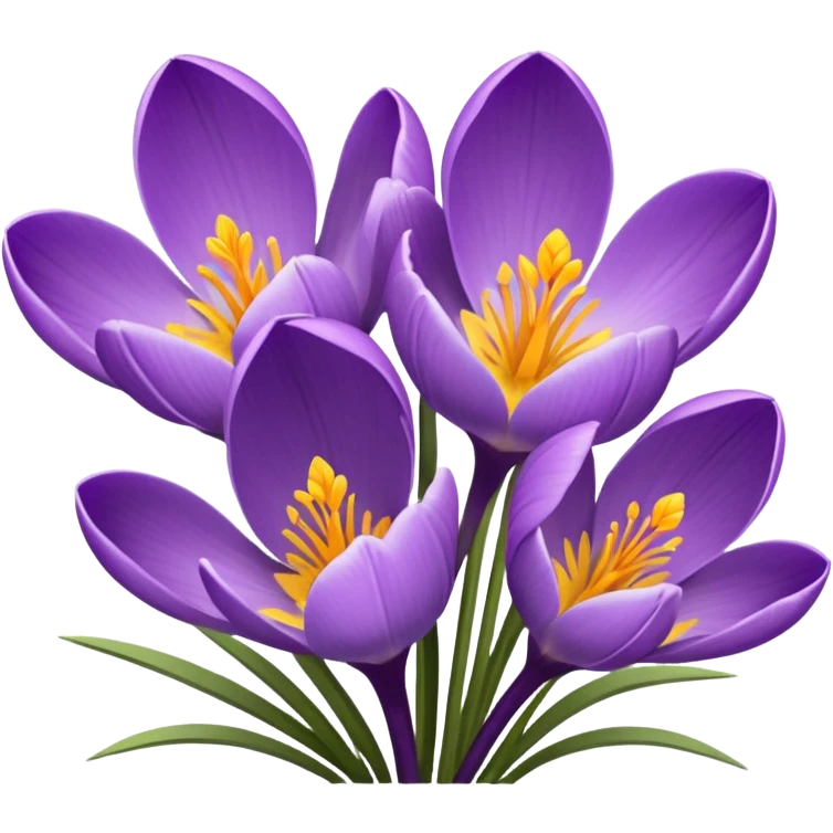 crocus flowers emoji
