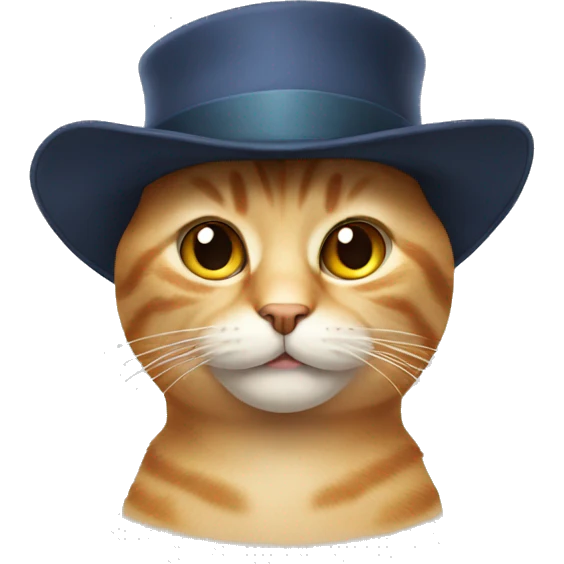 Cat in a hat emoji