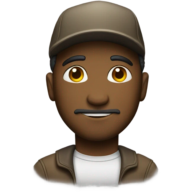  man with backwards hat emoji