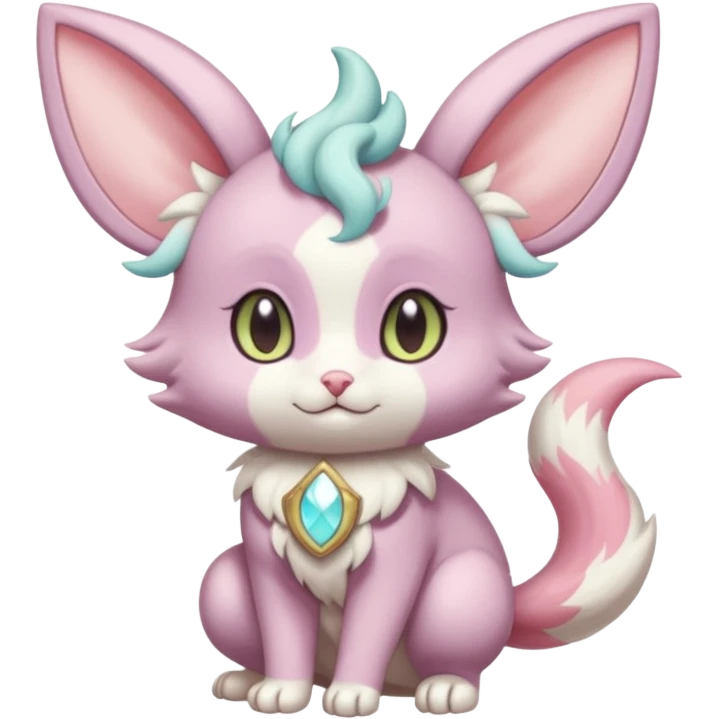  Fey Toony Espurr-Minccino-Skitty-Delcatty-Sprigatito-Purrloin-fusion-hybrid emoji