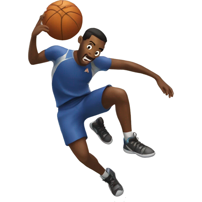 jumping bal freaking out of exciting emoji