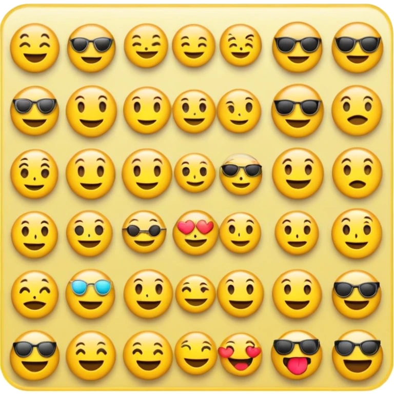 Сделай стикеры из моего фото в стиле мультяшных emoji. Сохрани черты лица, добавь яркие эмоции: радость, злость, удивление, грусть, любовь. Стиль — 2D, глянцевый, как Telegram стикеры. Фон прозрачный, акцент на мимику и глаза emoji
