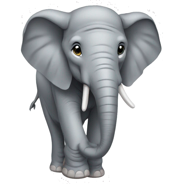 ELEPHANT WITH GREY CAP emoji