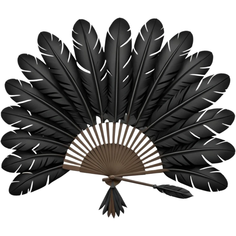 a-dovetail-consisting-of-black-feathers-that-spread-out-in-a-fan-shape.-without-the-dove. emoji