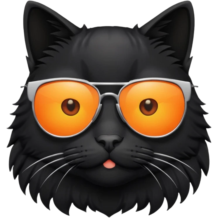Cat wearing sunglasses emoji